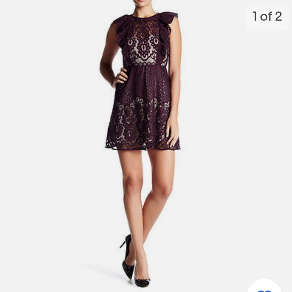 NWT Parker Cordovan Lace Dress S